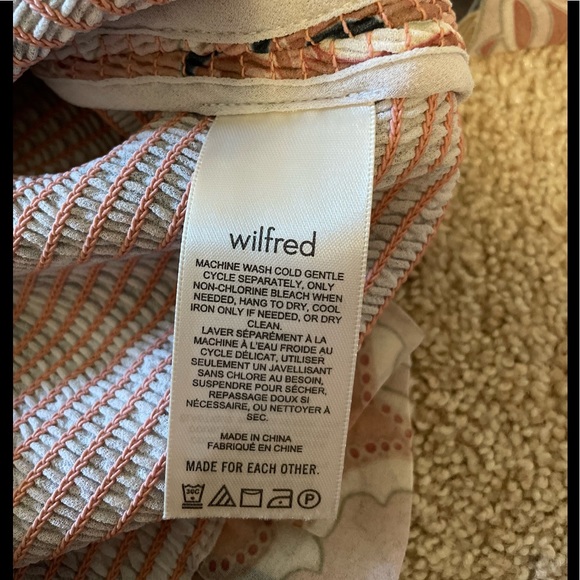 Wilfred Tempest Blouse Coral Blush/Lt Birch - Picture 5 of 5